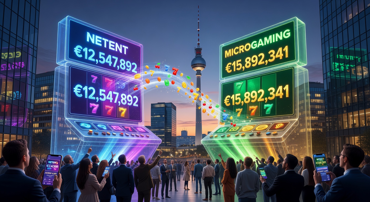 Screenshot eines mobilen Jackpot-Runters auf einem deutschen Casino-App, vergleichend NetEnts Hall of Gods und Microgamings Mega Moolah mit aktuellen Topf-Größen