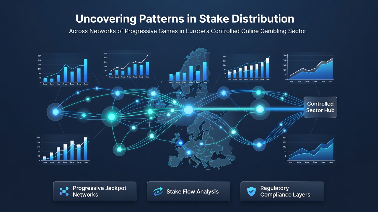 Visualisierung von Einsatzmustern in europäischen progressiven Spielnetzwerken