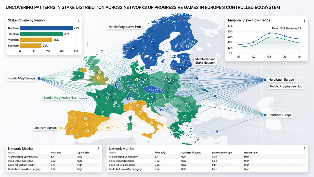 Diagramm zur Verteilung von Einsätzen in progressiven europäischen Netzwerken